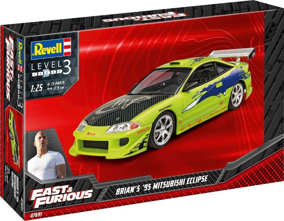 Revell 1:25 Scale Brian's 1995 Mitsubishi Eclipse (Fast + Furious)