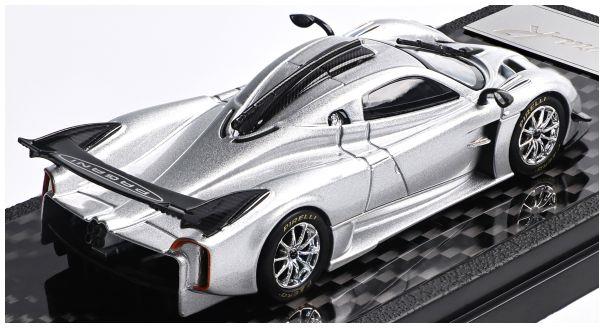 LCD Model 1:64 Scale Pagani HuayraR Silver