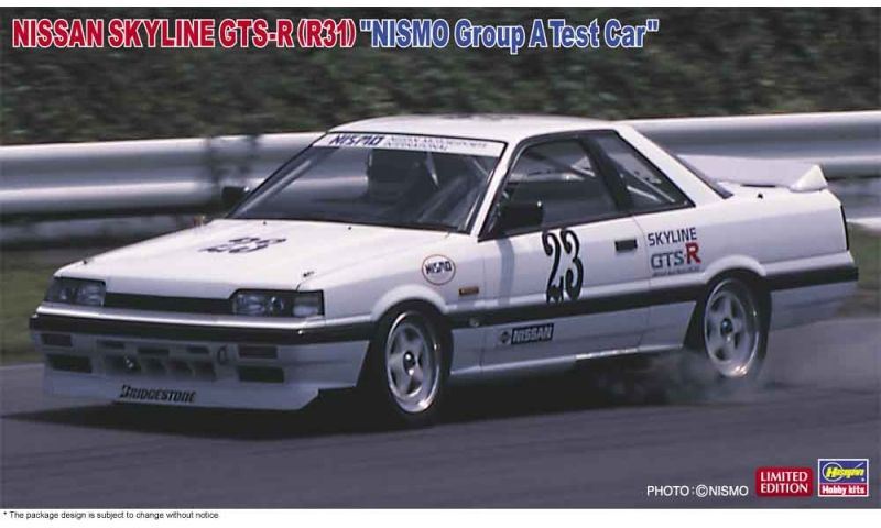 Hasegawa 1:24 Scale Nissan Skyline GTS-R (R31) Nismo Group A Test Car