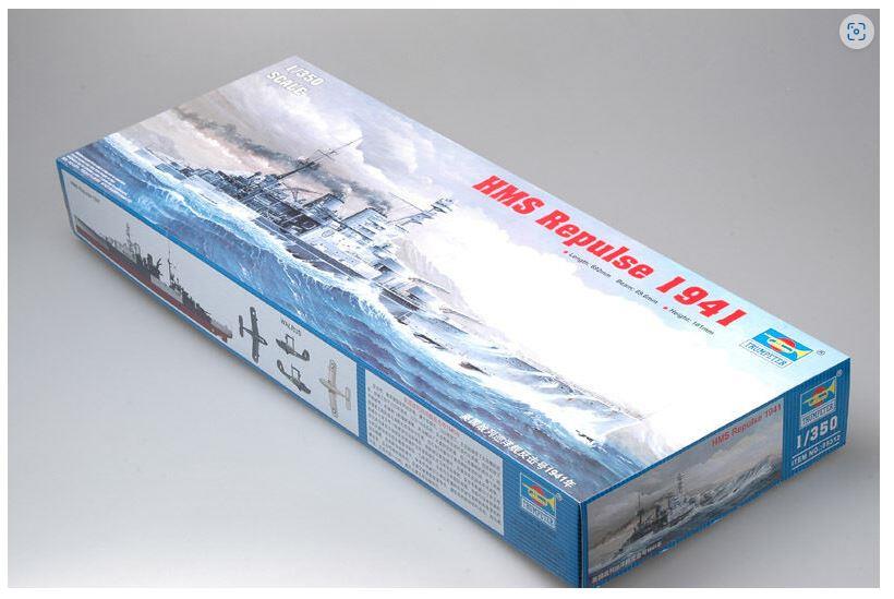 Trumpeter 05312 1/35 Scale HMS Repulse 1941 Royal Navy Battle Cruiser.