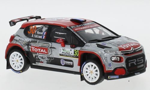 IXO 1:43 Scale Citroen C3 R5 #30 WRC Rallye Monza 2020 Y.Rossel/B.Fulcrand