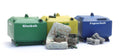 Artitec H0 Scale Glass and paper recycling containers Garbage 1:87 Resin Kit,  Unpainted