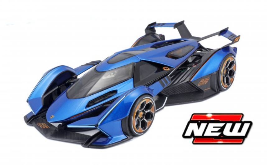 Maisto 1:18 Scale Lamborghini V12 Vision GT Blue/Black 2021