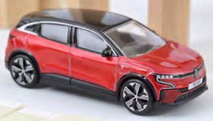 Norev 1:64 Scale Renault Megane E-Tech 100% Electric 2022 Flame Red/Black