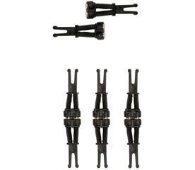 Hornby 1:76 / H0 / 00 Scale Vacuum Pipe Magnetic Coupling Pack - 19mm