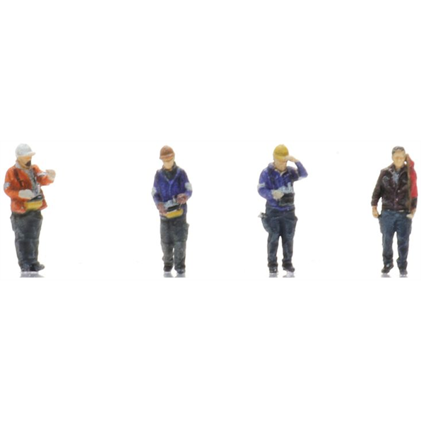 Artitec 1:160 Scale Shunters Industry (4x) Ready-Made Figures