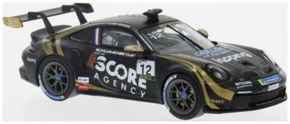 IXO 1:43rd Scale Porsche 911 GT3 Cup (992) Porsche Cup Monaco GP 2024 #12 L.ten Voorde
