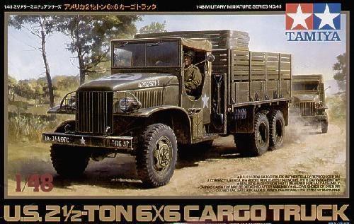 Tamiya 1/48 Scale U.S. 2 1/2-Ton 6×6 Cargo Truck Scale Kit TAM32548