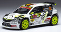 IXO 1:43 Scale Skoda Fabia Rally 2 EVO #30 Rally Ypres 2021 S.Bedoret/F.Gilbert