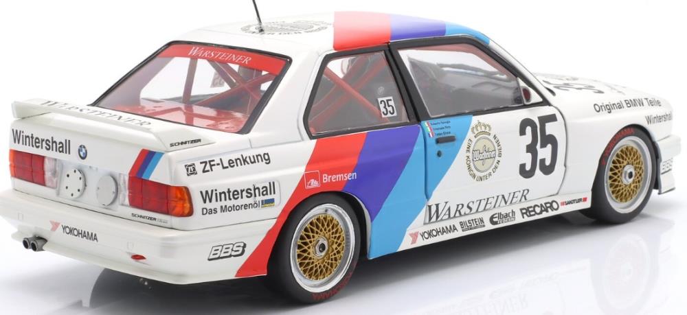 IXO 1:18th Scale BMW M3 (E30) #35 Winner 24h Nurburgring 89 Pirro/Ravaglia/Giroix w/Collectors Box