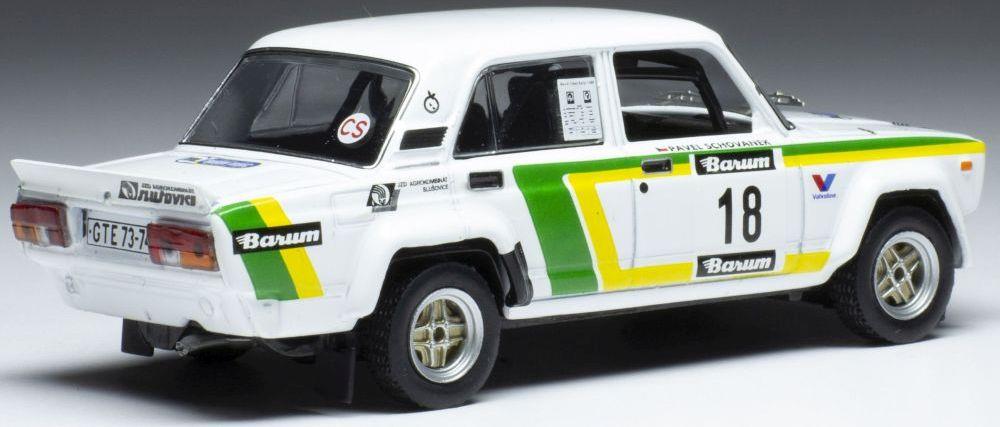 IXO 1:43 Scale Lada 2105 VFTS #18 Tribec Rally 1988 V.Blahna/P.Schovanek