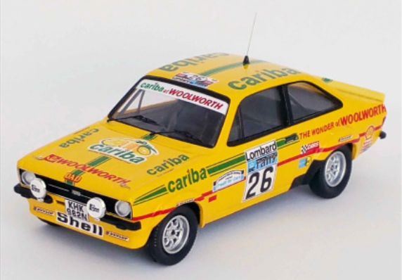 Trofeu 1:43 Scale Ford Escort Mk2 5th RAC Rally 1977 Andy Dawson/Andrew Marriott
