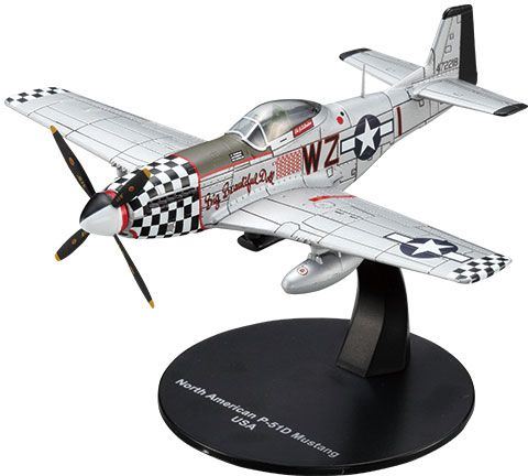 Atlas Editions 1:72 Scale North American P-51D Mustang 1:72 WW2 Planes