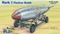 Valom 1/72 Scale U.S. Mark 7 Nuclear Bomb with Cart VLM72127