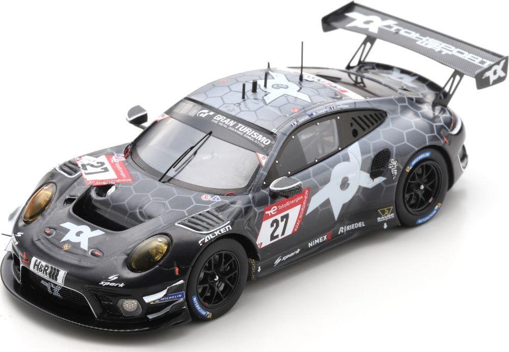 Spark 1:43 Scale Porsche 911 GT3 R #27 Toksport WRT 24H Nurburgring 2022 Andlauer/Campbell/Jaminet