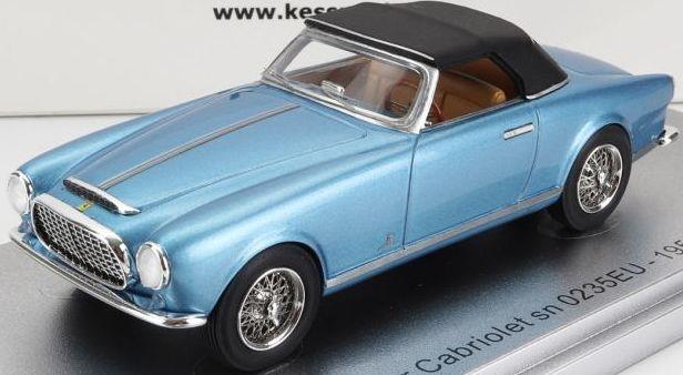 Kess 1:43 Scale Ferrari 212 Inter sn0235EU Blue/Black Roof Cabriolet Top Up 1952