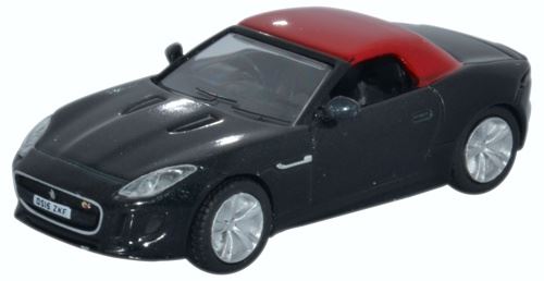 Oxford Diecast 1:76 Scale Jaguar F Type - Ultimate Black