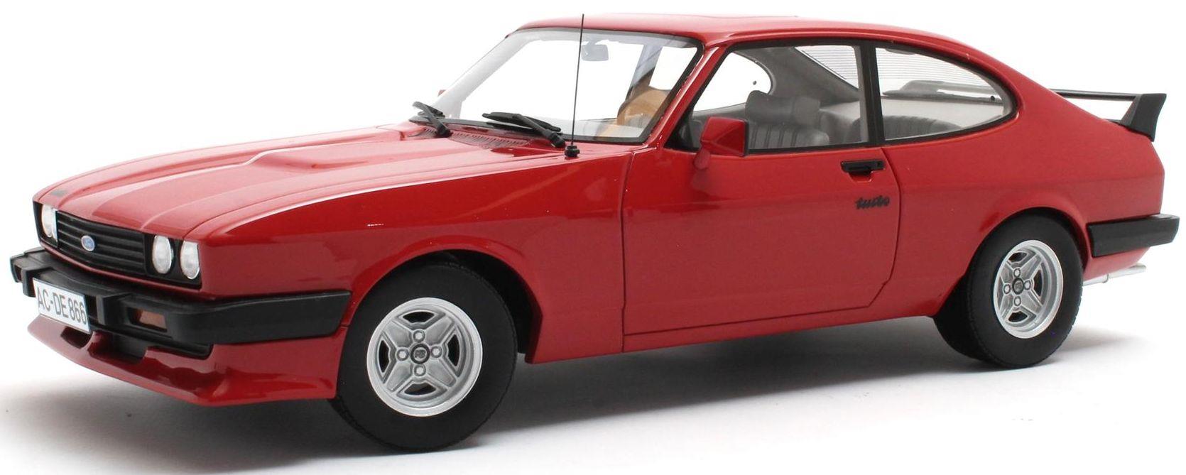 Cult Models 1:18 Scale Ford Capri 2.8 Turbo 1981 Red