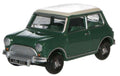 Oxford Diecast 1:76 Scale Austin Mini - Almond Green/Old Eng White