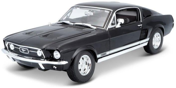 Maisto 1:18 Scale Ford Mustang Gta Fastback 1967 - Black