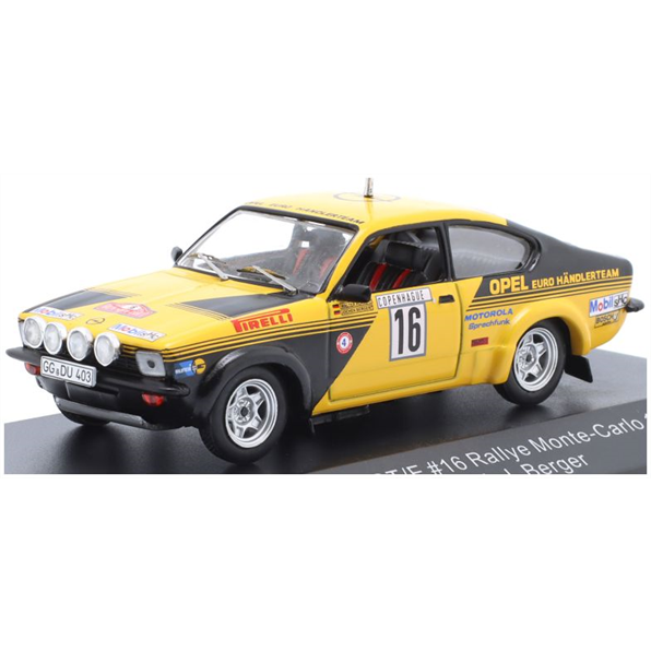 CMR 1:43 Scale Opel Kadett GT/E #16 4th Rallye Monte Carlo 1976 Rohrl/Berger