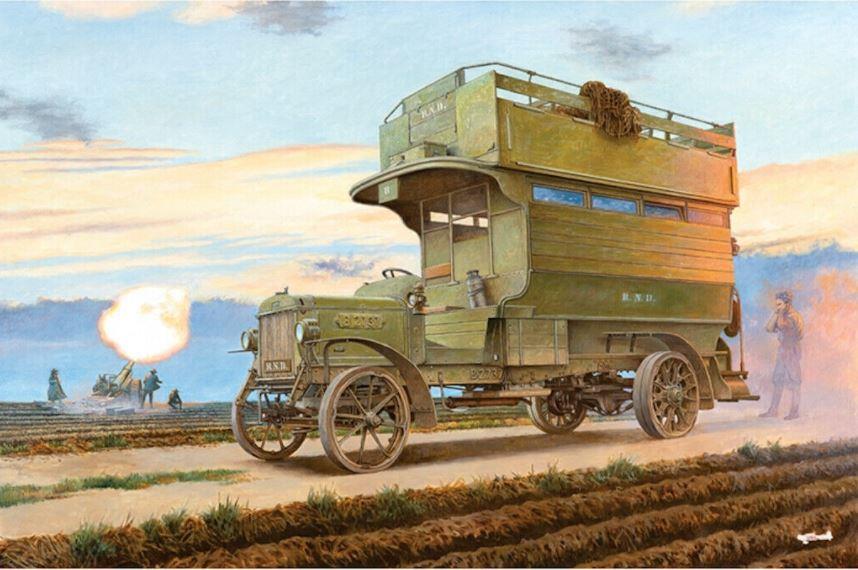 Roden 732 – 1/72 Scale – Type B Omnibus ‘Ole Bill’ Scale Model Kit