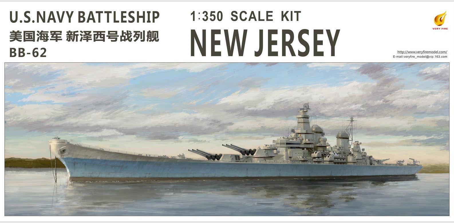 Very Fire 1/35 Scale USS BATTLESHIP NEW JERSEY VF350911