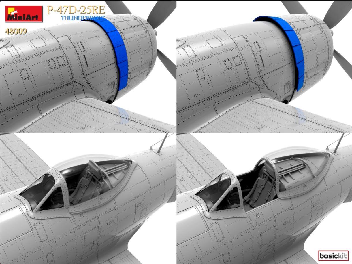 Miniart 48009 1/47 P-47D-25RE THUNDERBOLT