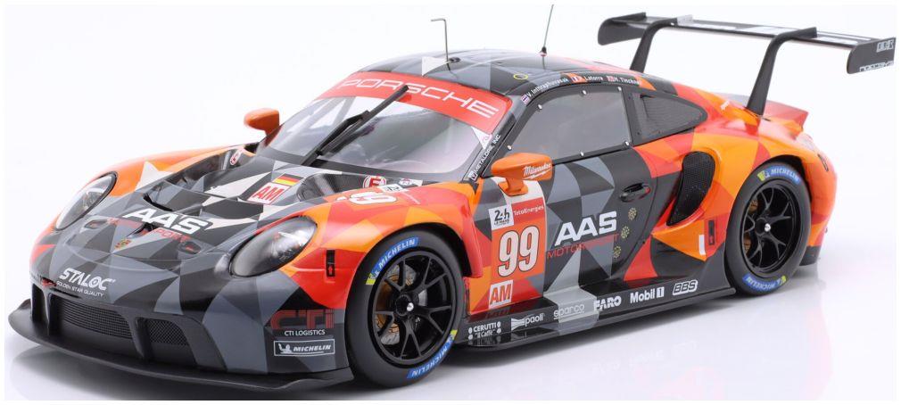 IXO  1:18th Scale Porsche 911 RSR-19 #99 24h Le Mans 2021 Proton Competition Inthraphuvasak/Latorre
