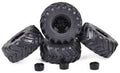 AT Collections 1:32nd Scale Michelin Mega Xbib
750/560-R26 Tyre Rim Set