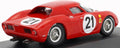 IXO 1:43 Scale Ferrari 250 LM #21 Sieger 24h Le Mans 1965 Rindt/Gregory/Hugus