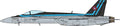 JC Wings 1:72 Scale F/A-18E Super Hornet Top Gun 2 2022
