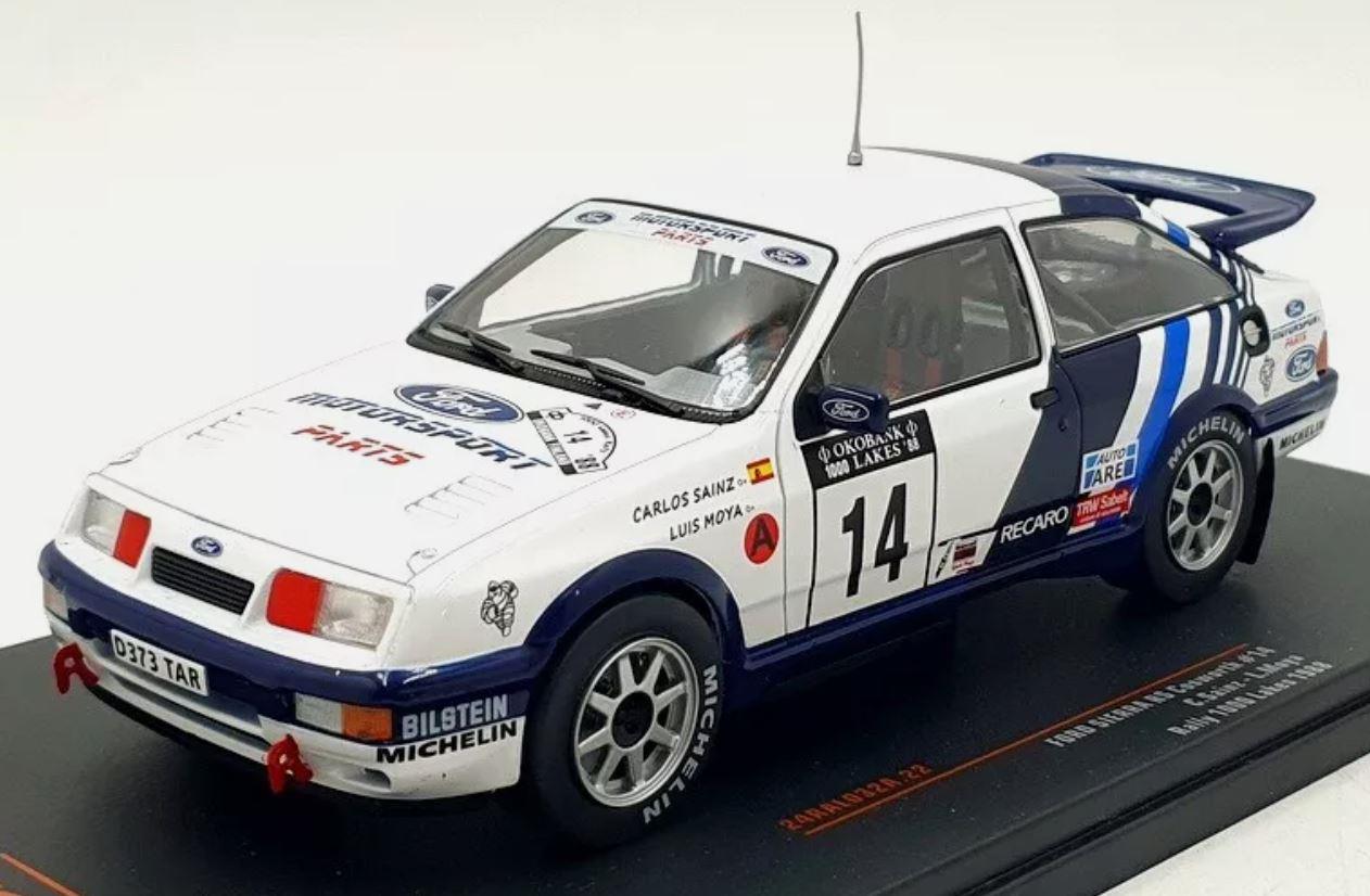 IXO 24RAL032A 1/24 Scale Ford Sierra RS Cosworth 1000 Lakes 1988  C Sainz L Moya FF