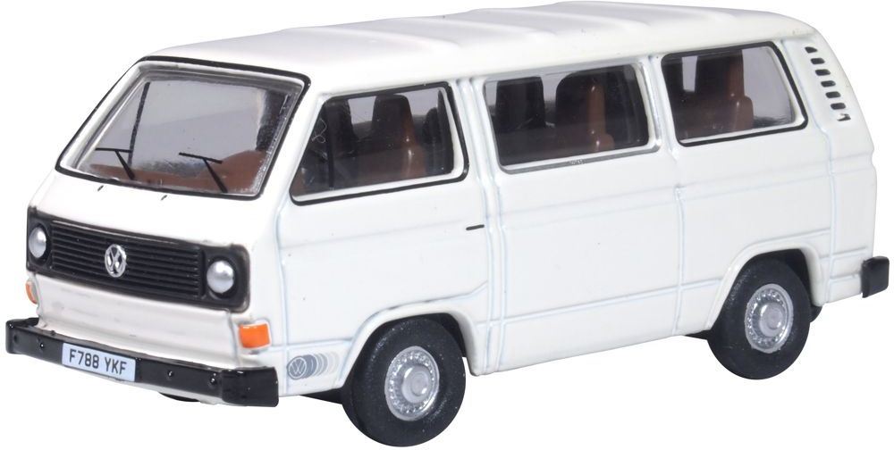 Oxford Diecast 1:76 Scale VW T25 Bus Pastel White