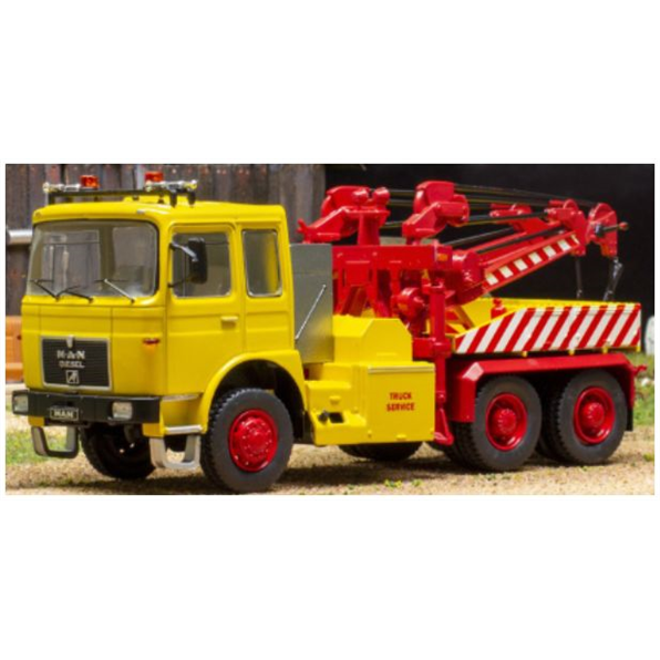 IXO 1:43 Scale MAN F 8 26.281 Yellow Recovery Vehicle