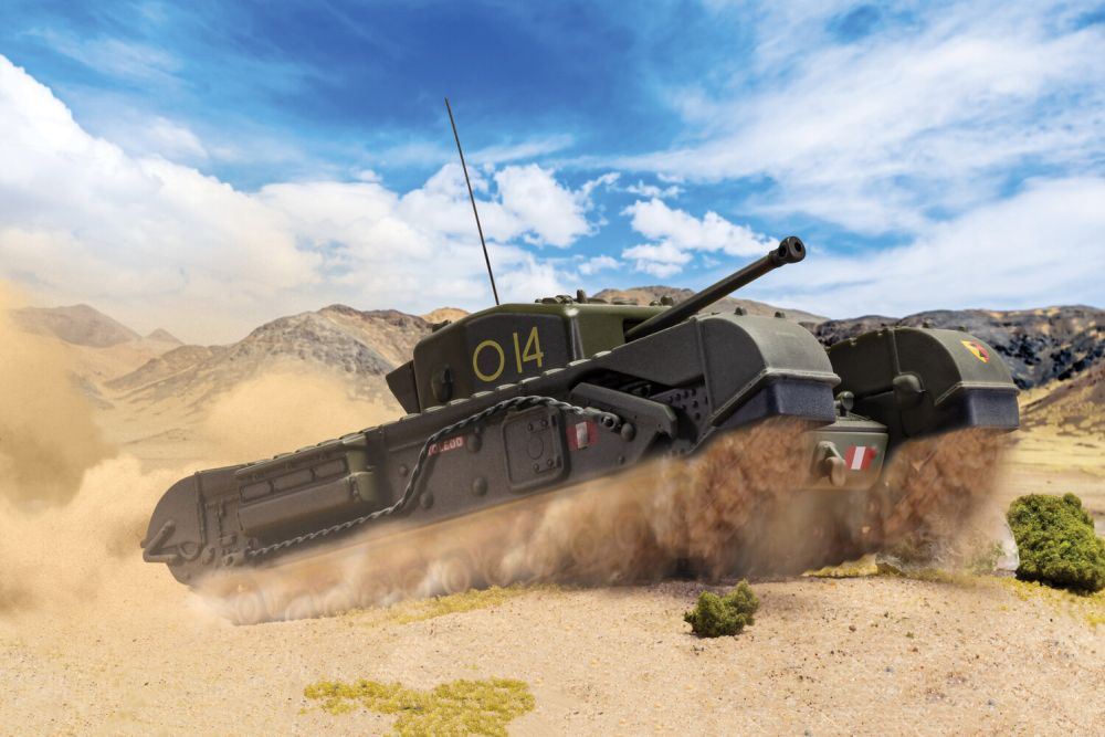 Corgi 1:50 Scale British Churchill MkIV Tank 21st Tunisia43 To Catch a Tiger - C Squadron, 14 Troop