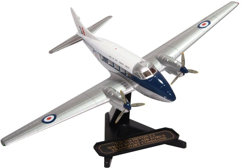 Oxford Diecast 1:72 Scale DH104 Devon WB534 RAF Transport Command