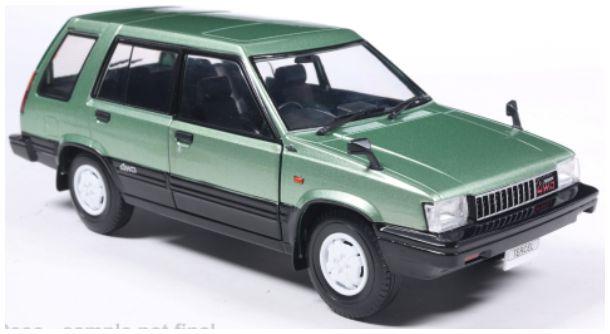 Whitebox  1:24th Scale Toyota Tercel Green 1982