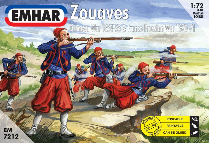 Emhar Kits 1:72 Scale Zouaves