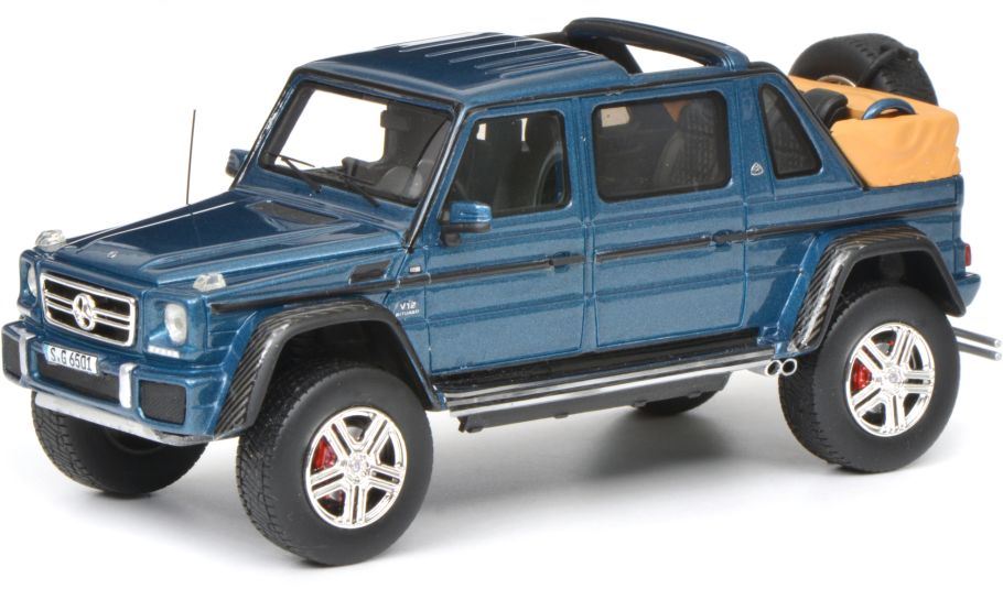 Schuco 1:64 Scale Mercedes Maybach G650 Blue Metallic PRO.R6 PRO.R64