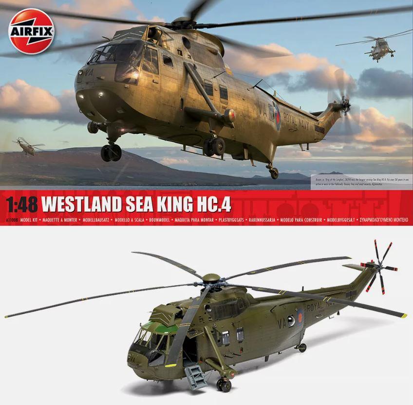 Airfix A11008 1/48 Scale Westland Sea King HC.4 Model Kit