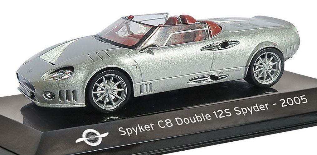 Atlas Editions 1:43 Scale Spyker C8 Double 12S Spyder 2005 Cased - Supercar Collection
