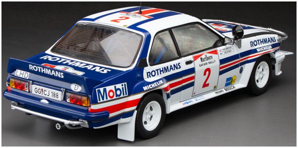 Sunstar 1:18 Scale Opel Ascona 400 #2 A.Vatanen/T.Harryman Winner Marlboro Safari Rally 1983 (999pcs)