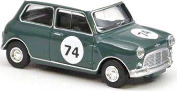 Norev 1:54 Scale Mini Cooper S Almond Green Rally #74 Mini Jet