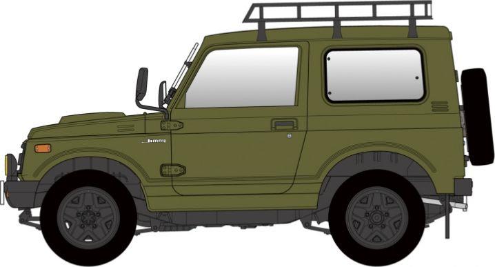 Hasegawa 1:24 Scale Suzuki Jimny (JA11-5) w/Roof Carrier