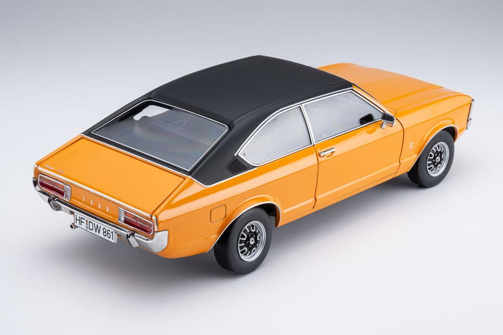 Touring Model Cars 1:18th Scale Ford Granada Consul Coupe GT 2.3 - Signal Orange/Black Roof Ltd ed. of 654