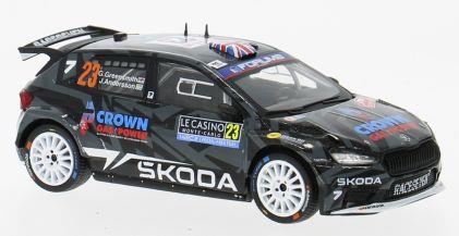 IXO 1:43 Scale Skoda Fabia RS Rally2 WRC Rally Monte Carlo 2025 #23 G.Greensmith/J.Andersson