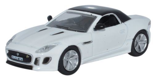 Oxford Diecast 1:76 Scale Jaguar F Type - Polaris White