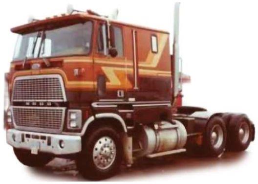 IXO  1:64th Scale Ford COE 9000 Brown/Tan