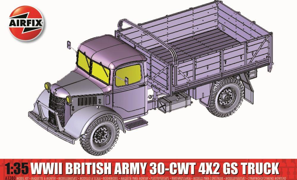 Airfix 1:35 Scale WWII British Army 30-cwt 4x2 GS Truck